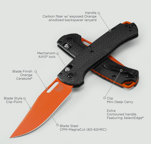 Benchmade 15535OR-01 Taggedout - 3.5