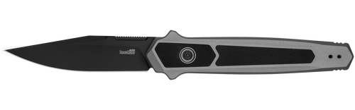 Kershaw 7951 Launch 17 AUTOMATIC - 3.5" Black Cerakote Finish CPM-S35VN Blade - Gray Anodized 6061-T6 Aluminum Handle w/Textured G-10 Inserts