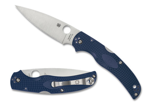 Spyderco C244PDBL Native Chief Lightweight Folder - 4.02" CPM-110V Blade - Dark Blue FRN Handle