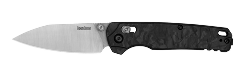 Kershaw 6105CF Bel Air DuraLock Folder - 3.1" Reverse Tanto CPM MagnaCut Blade - Marbled Carbon Fiber Handle