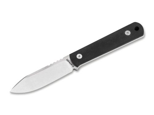 Boker 120749 BFF Packlite Lightweight Fixed Blade - 2.56" MagnaCut Blade - Skeletonized Handle w/Removable Richlite Scales - Kydex Sheath w/Ball Chain