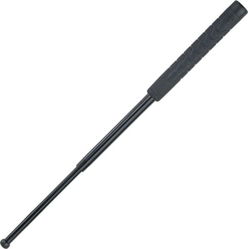 ASP 42411 - 21" Friction Loc Tactical Baton - F21WB Black Chrome - Black Santroprene Grip - DISCONTINUED ONLY 4 LEFT