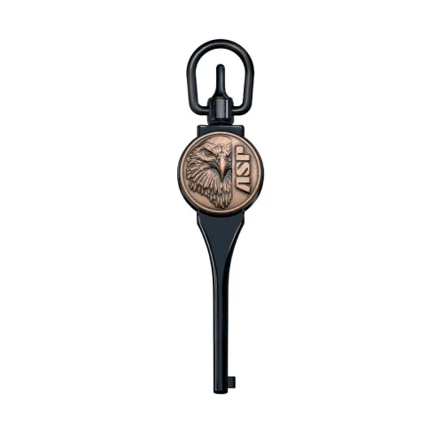 ASP Guardian G1 Logo Deluxe Handcuff Kwik Key - Black Chrome - 56301 - DISCONTINUED ONLY 14 LEFT