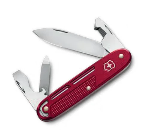 Victorinox Swiss Army Synergy Alox 93mm (3.7") Red ALOX Handle - 0.8216.20