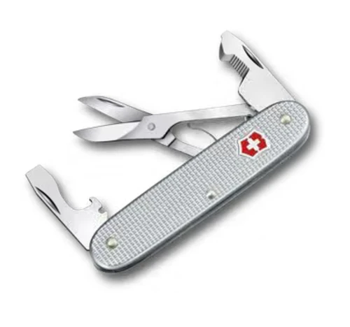 Victorinox Swiss Army Companion Slim Alox 93mm (3.7") Silver ALOX Handle - 0.8170.26