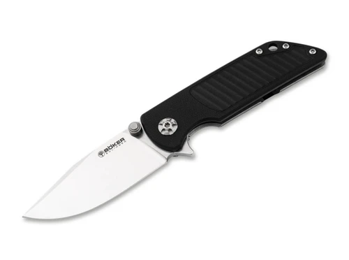 Boker Solingen Sherman EDC II Flipper - 2.95" MagnaCut Blade - Black G-10 Scale/Stainless Steel Frame Lock Handle - 110118