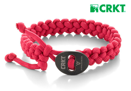 CRKT 9350FL Quick Release Paracord Bracelet – 11” Fuschia Paracord Bracelet  - CSI