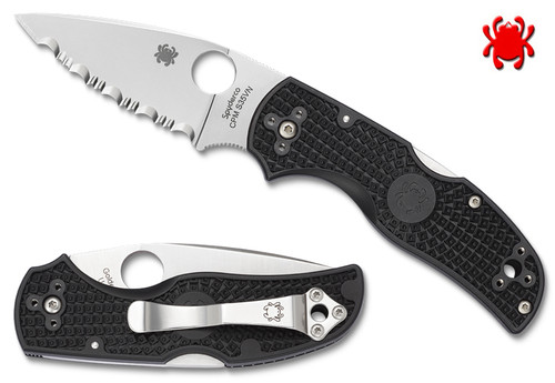 Spyderco C41SBK5 Native 5 – 2.95” CPM-S35VN Serrated Edge Blade