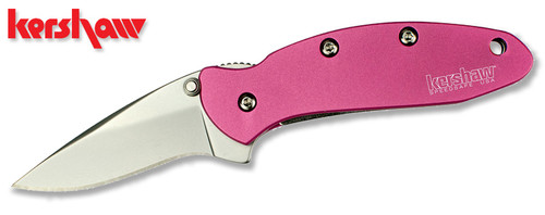 カナ Kershaw 1600PINK Chive SpeedSafe® Assisted Folder - 1.9