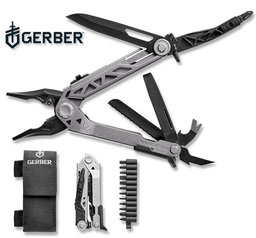 Gerber 30-001194 Center-Drive Multi-Tool w/Bit Set - Black Nylon