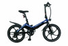 Blaupunkt Blue Black Folding Fiete Class 2 Electric Bike eBike 20" Tire