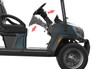 2025 Epic E40FX Metallic Pearl White 4 Passenger Golf Cart with 51V ECO Lithium Battery