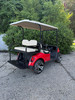 Factory Refurbished 2019 RXV Elite Red 4 Passenger Golf Cart Lithium Electric