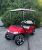 Factory Refurbished 2019 RXV Elite Red 4 Passenger Golf Cart Lithium Electric