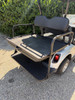2021 Silver RXV 48 Volt Electric 4 Passenger Cargo Golf Cart Black Seats w/ LED Lights 
