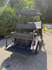 2021 Silver RXV 48 Volt Electric 4 Passenger Cargo Golf Cart Black Seats w/ LED Lights 