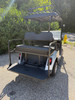 2021 Silver RXV 48 Volt Electric 4 Passenger Cargo Golf Cart Black Seats w/ LED Lights 