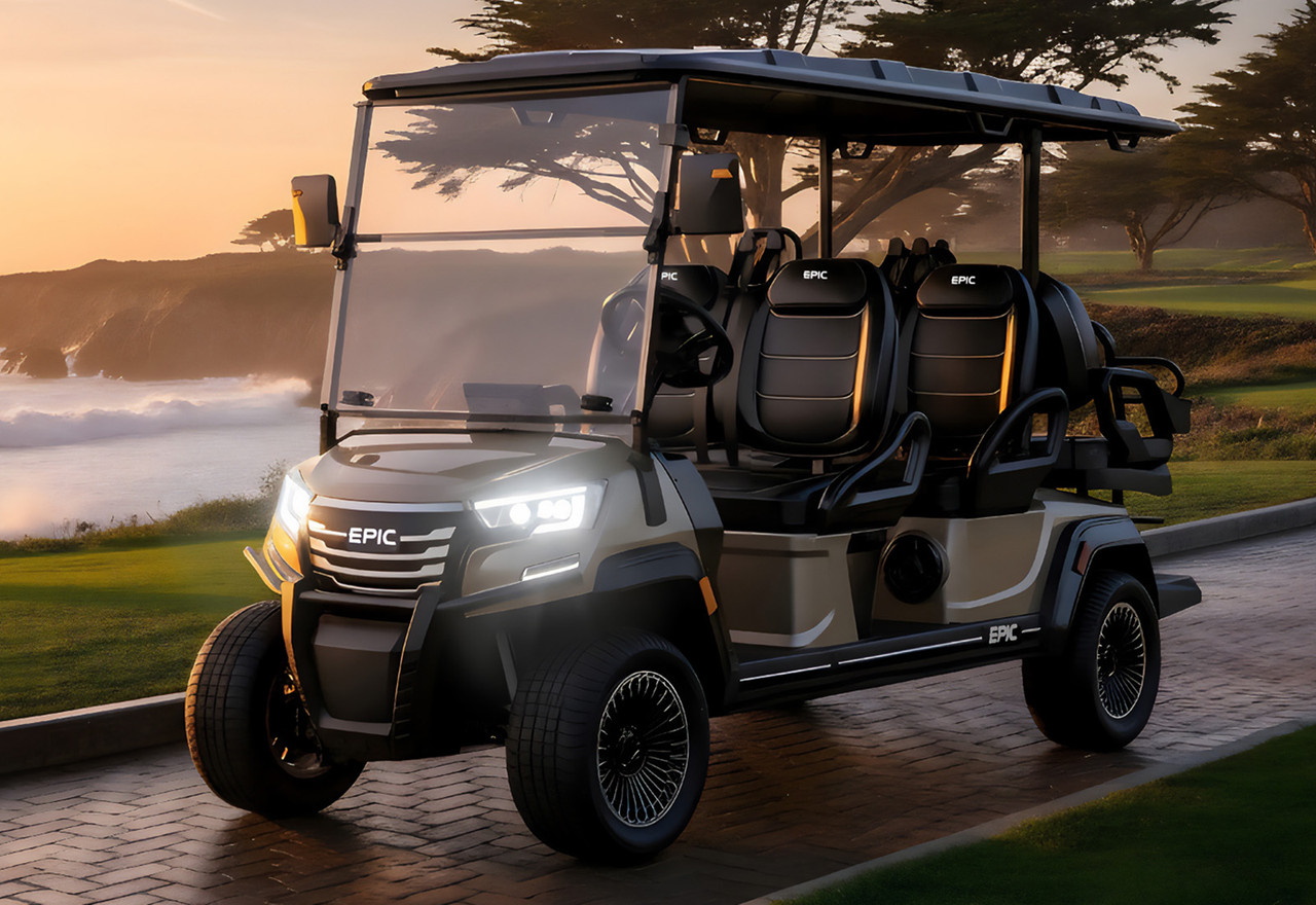 E60FX 6 Passenger Golf Cart