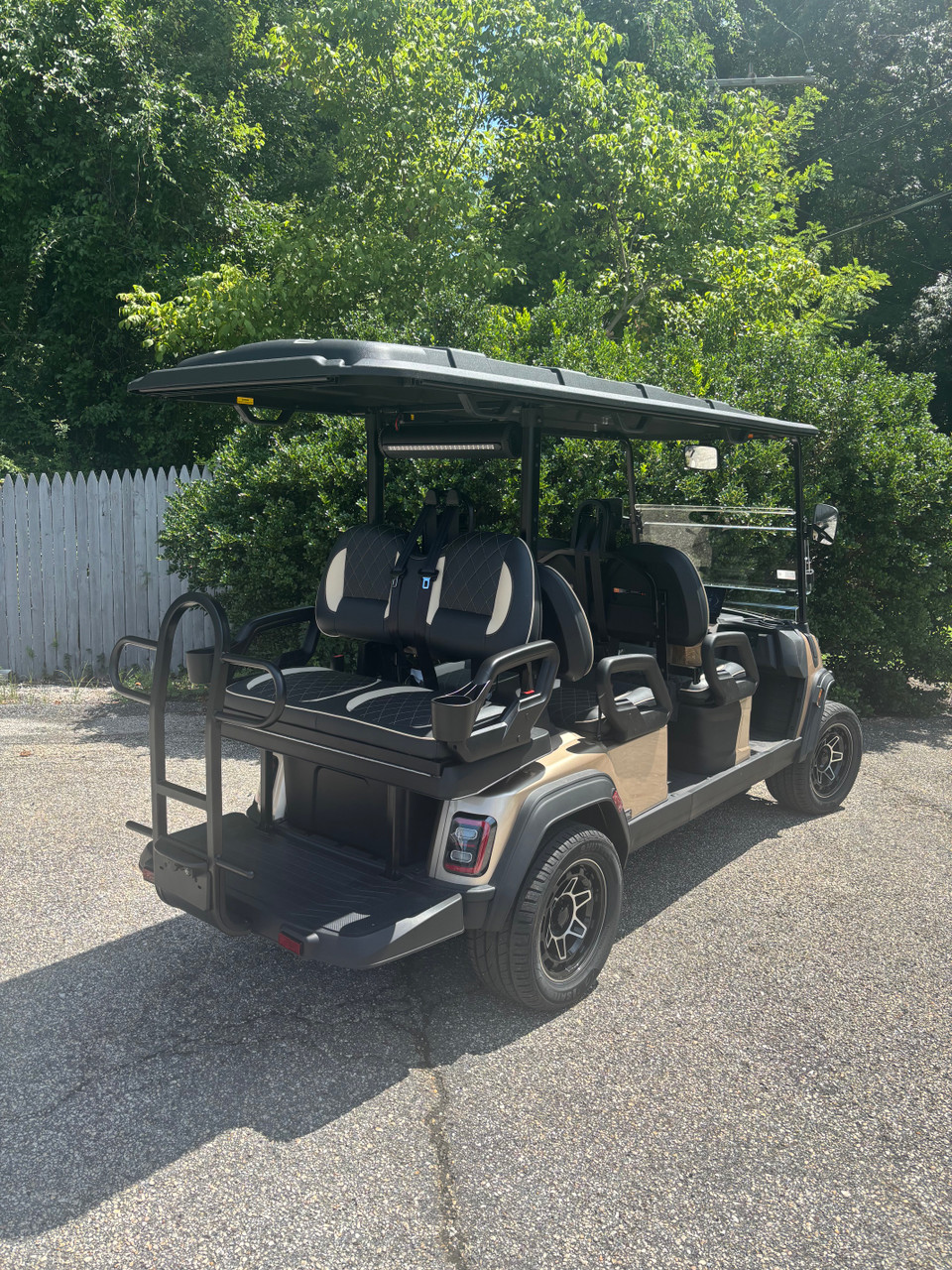2026 ICON Champagne i60LX Six Seater Lithium Golf Cart