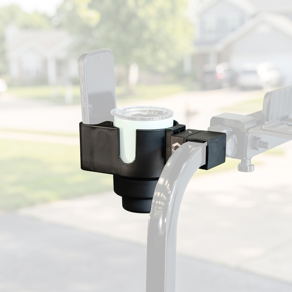 GTW® BaseClamp Mounting Clamp with Cup and Phone Holder (1 Inch)