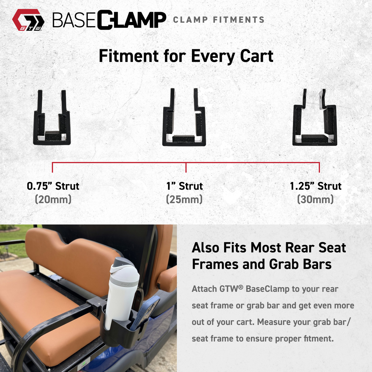 GTW® BaseClamp Mounting Clamp (1.25 Inch)