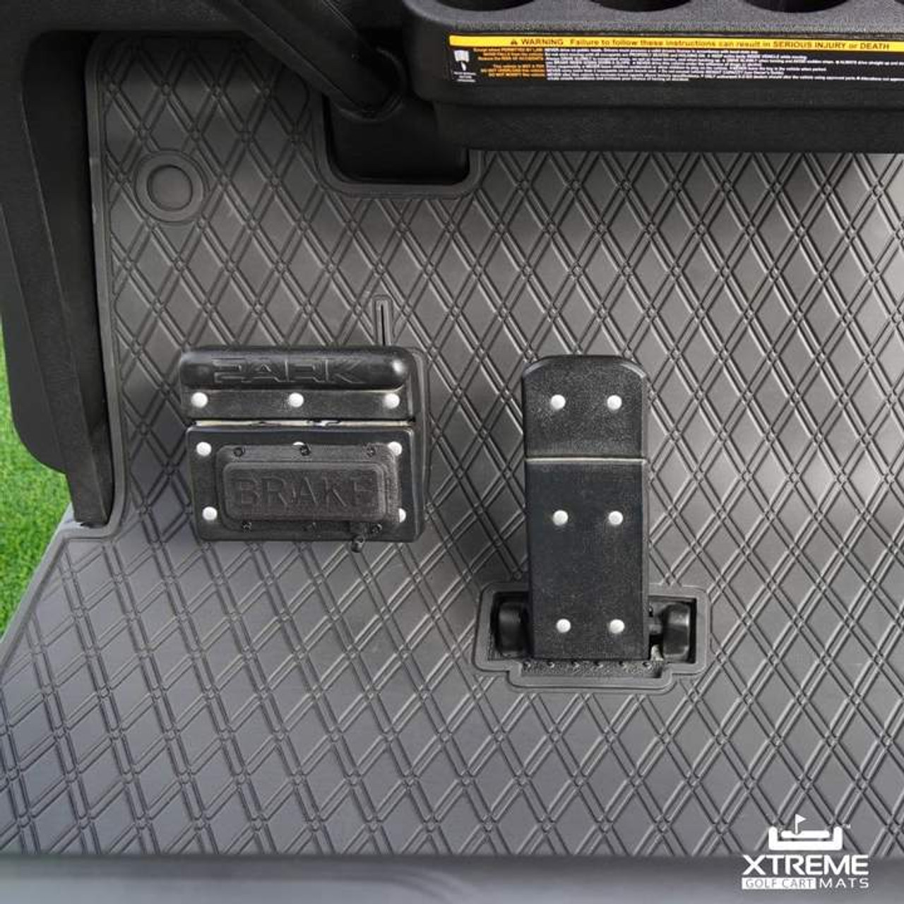 Xtreme Floor Mats Black E-Z-GO Floormat TXT Cushman Express S4 Golf Cart