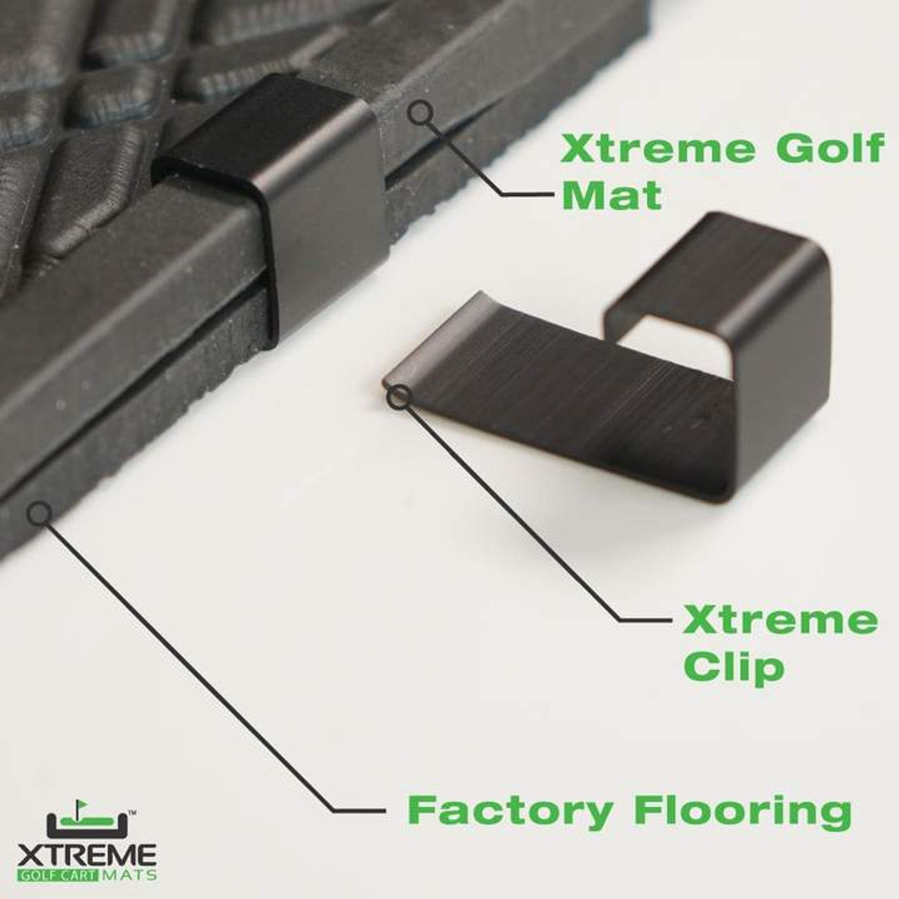 Xtreme Floor Mats Grey E-Z-GO Floormat TXT Cushman Express S4 Golf Cart