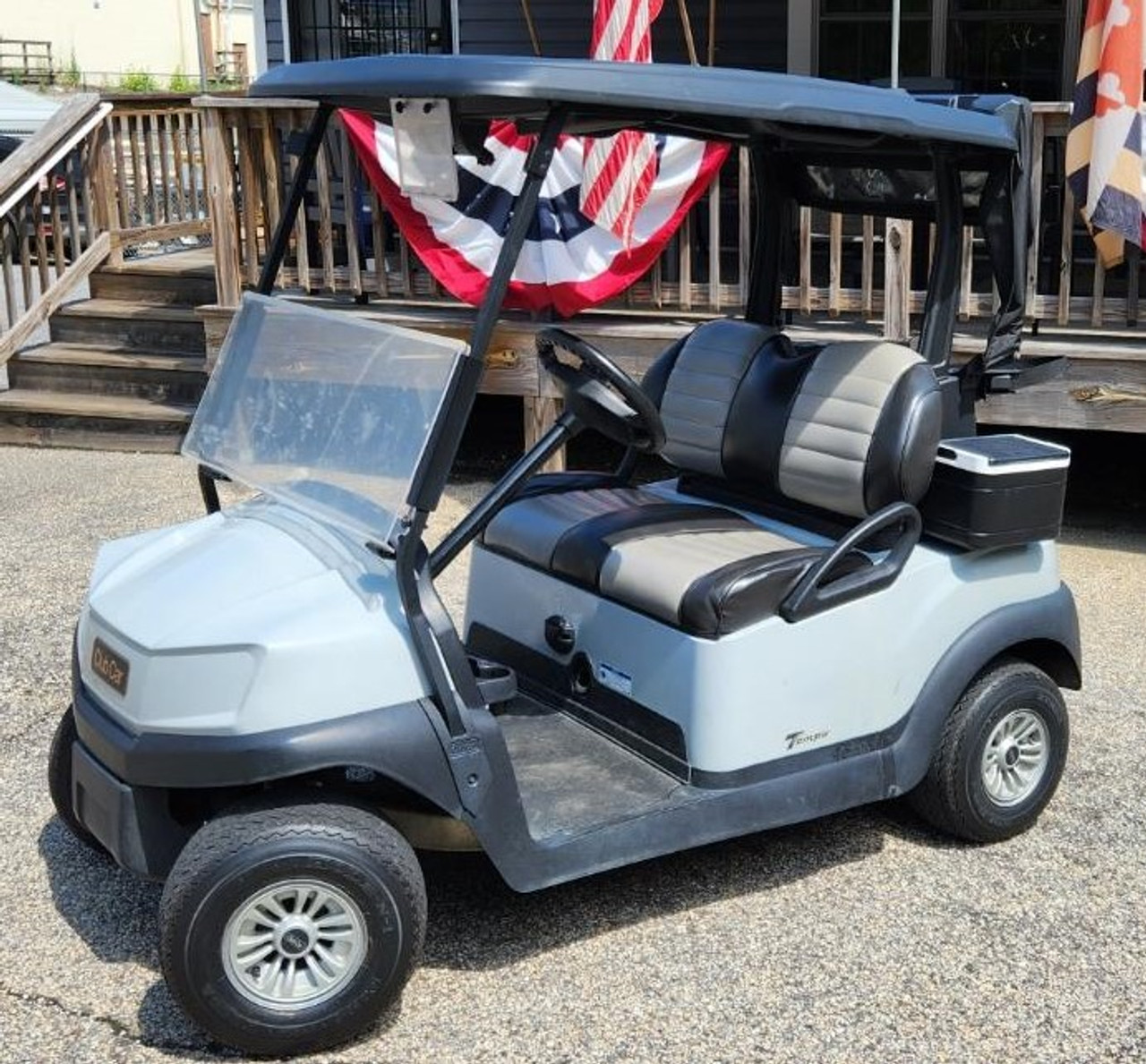 2019 Gray Club Car Tempo 2 Passenger Golf Carts 48 Volt Electric