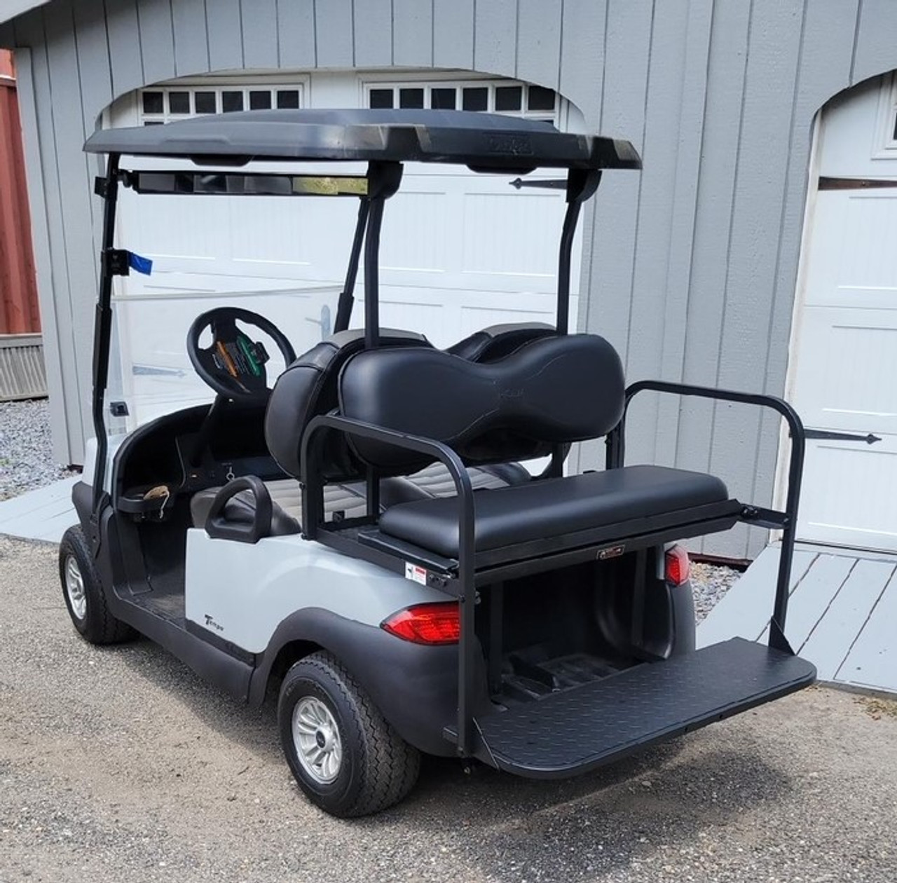 2019 Gray Club Car Tempo 4 Passenger w/ Lights Golf Carts 48 Volt Electric