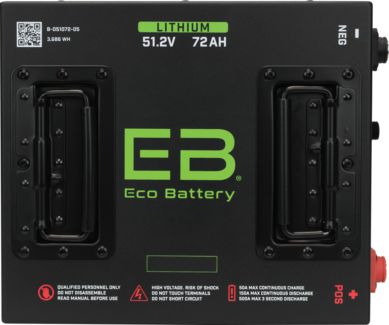 EB Eco Battery Lithium Conversion 51V 72Ah Club Car DS Bundle