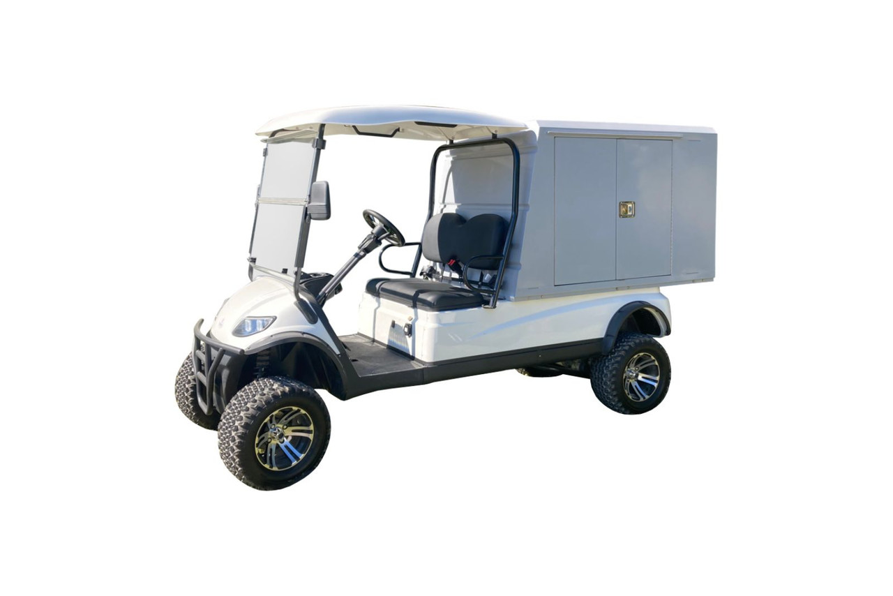 Cruise® Car C20VL 2 Passenger Lifted Golf Cart W/4'x6'x4' Locking Van Box