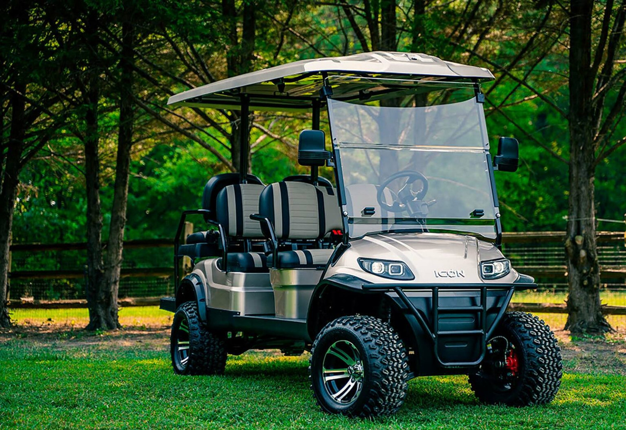 ICON i60L Six-Seater Lifted Golf Cart