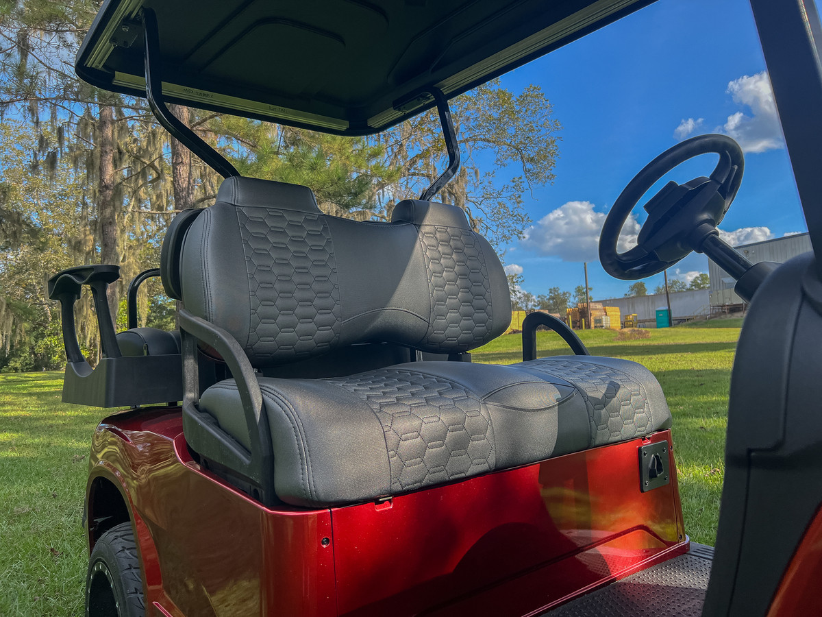 MadJax® Front Charcoal Trexx Colorado Seats for EZGO TXT/RXV/S4/L4 & MadJax XSeries Storm