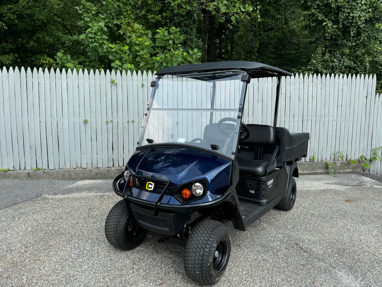 2025 Cushman Patriot Blue Pearl Hauler Pro Elite Lithium w/ Top & Windshield