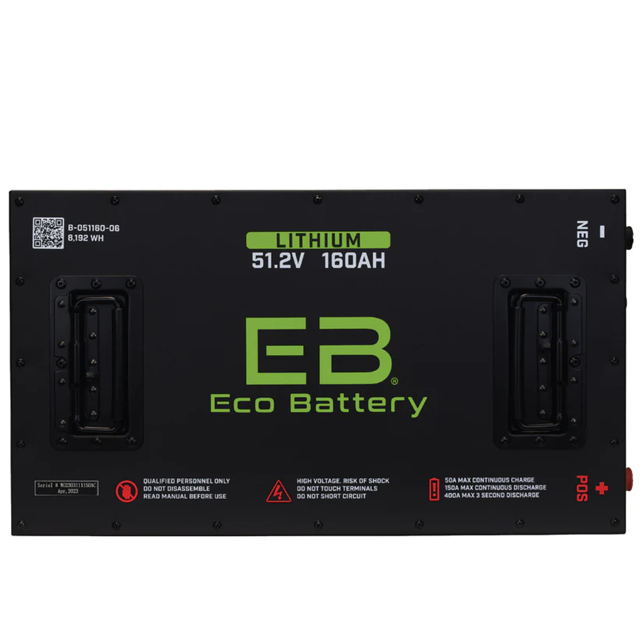 EB Eco Battery Lithium Conversion 51V 160AH Battery Bundle / Club Car DS / H-Frame
