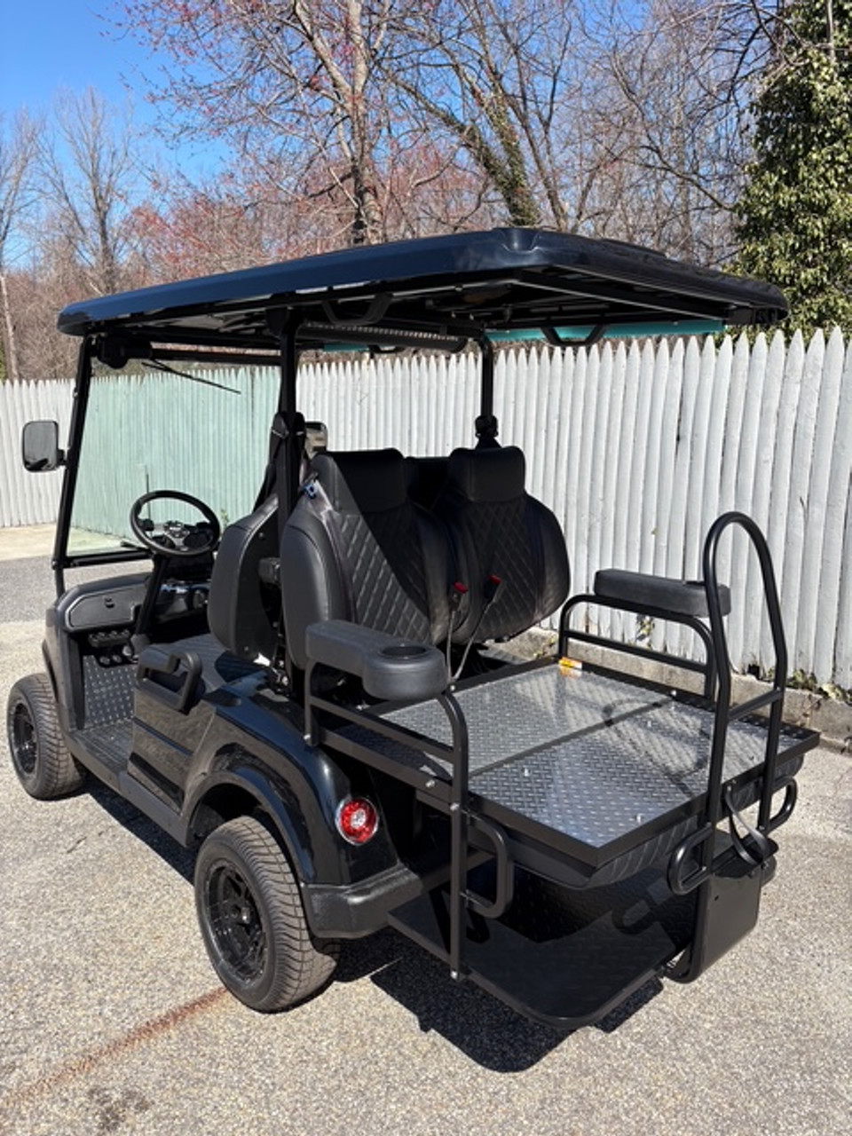2025 Epic EV E40 Black LSV Lithium 4 Passenger Golf Cart