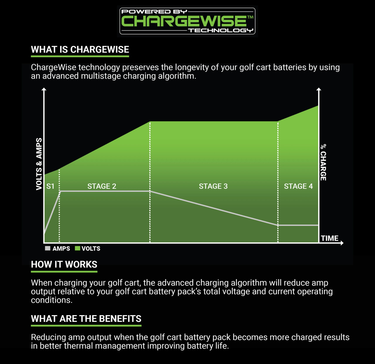MODZ MAX48 15 Amp Yamaha G29 Drive & Drive2 Battery Charger for 48 Volt Golf Carts