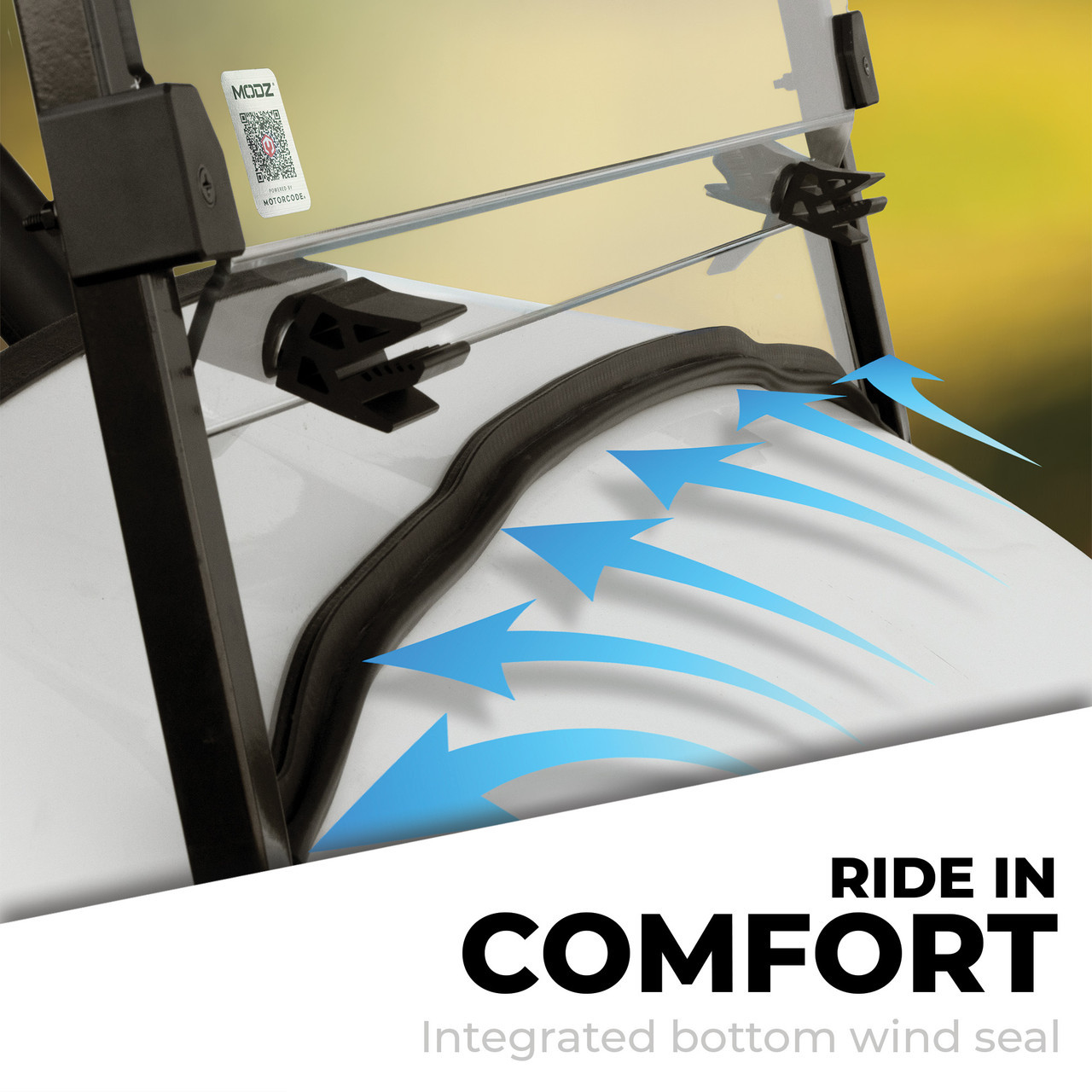 MODZ® Windshield for Club Car Golf Carts
