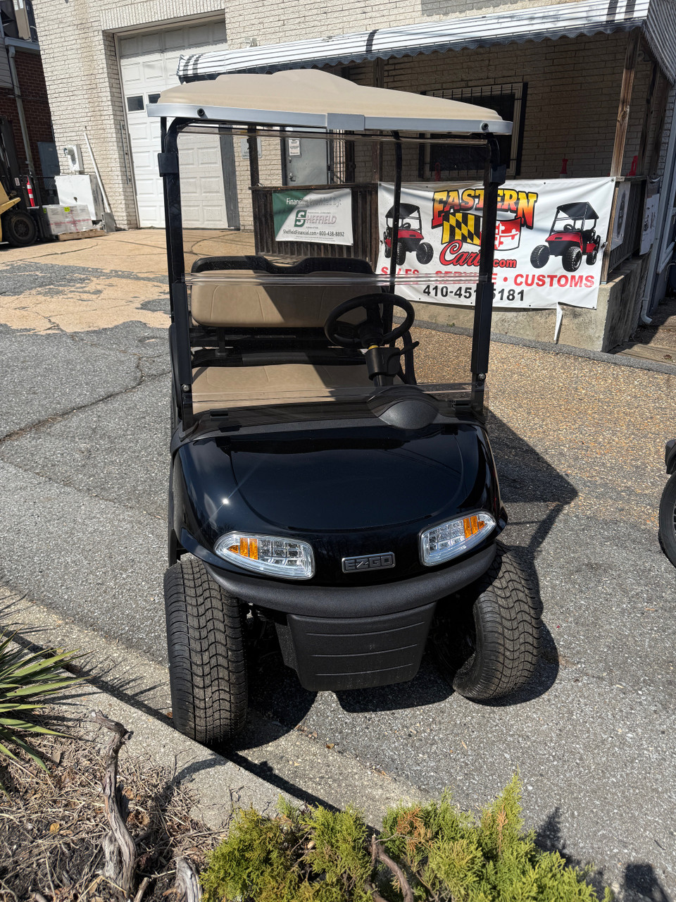 Factory Refurbished 2020 RXV Elite Black 4 Passenger Golf Cart Lithium Electric
