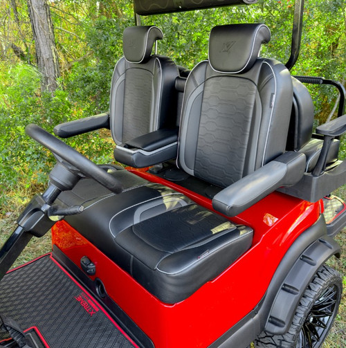 MadJax XSeries and EZGO TXT Black Commander Front Seat Cushions