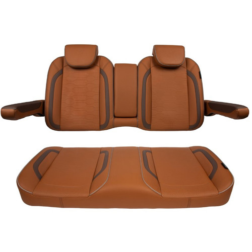 MadJax EZGO RXV/L4/S4/Valor Caramel Commander Front Seat Cushions