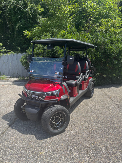 2026 ICON Sangria i60LX Six Seater Lithium Golf Cart
