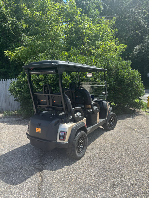 2026 Champagne ICON i40FX Four Seater Lithium LSV Golf Cart