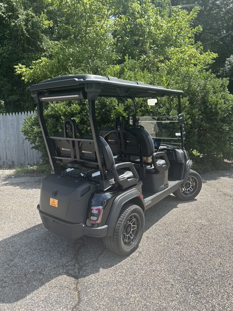 2026 Black ICON i40FX Four Seater Lithium LSV Golf Cart