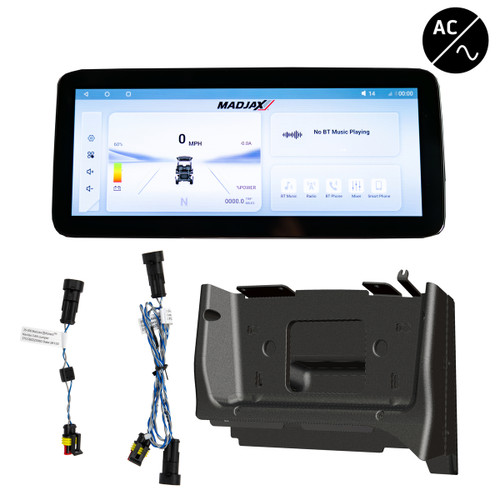 MadJax® Kinect™ Display Screen Kit for A/C motor Club Car Precedent/Tempo/Onward Eco Battery and Navitas TAC2