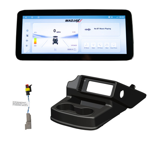 MadJax® Kinect™ Display Screen Kit for A/C motor EZGO RXV ELiTE with OEM Lithium Battery Setup