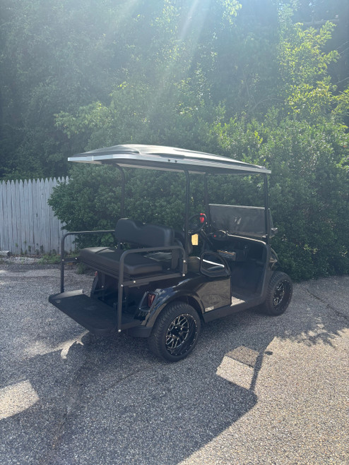 Factory Refurbished 2021 RXV Elite Black 4 Passenger Golf Cart Lithium Electric