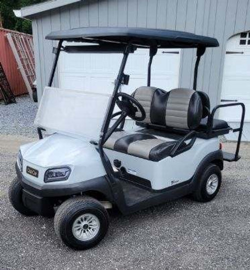 2019 Gray Club Car Tempo 4 Passenger w/ Lights Golf Carts 48 Volt Electric