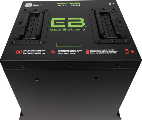 EB Eco Battery Lithium Conversion 51V 72Ah EZGO TXT Bundle