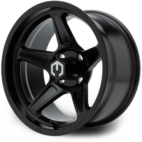 MODZ® Drift Matte Black 14" Golf Cart Wheel